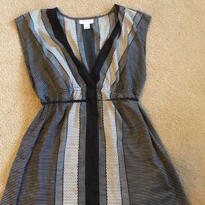 Black and White Maternity Blouse